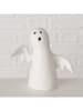 Boltze LED-Dekofigur "Ghostie" in Weiß - (H)11,8 cm