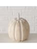 Boltze Decoratief object "Pompoen" crème - (H)16 x Ø 12,5 cm