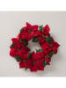 Boltze Hangende krans rood - Ø 50 cm
