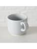 Boltze 2tlg. Set: Tasse "Bergen" in Grau - (H)6 x Ø 11 cm