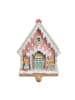 Clayre & Eef Weihnachtsstrumpfhalter "Lebkuchenhaus" in Bunt - (B)13 x (H)18 x (T)10 cm