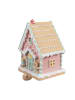 Clayre & Eef Weihnachtsstrumpfhalter "Lebkuchenhaus" in Bunt - (B)13 x (H)18 x (T)10 cm