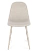 Bizzotto Krzesło "New Irelia" w kolorze kremowym do jadalni - 44 x 84 x 53 cm