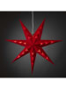 Konstsmide Dekoleuchte ''Star'' in Rot - (H)78 cm