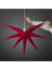 Konstsmide Dekoleuchte ''Star'' in Rot - (H)78 cm