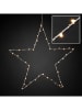Konstsmide LED-Fenstersilhouette "Stern" in Warmweiß - (B)47 x (H)47,5 cm