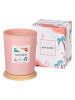 AVA & MAY Duftkerze "Bahamas" in Rosa - 180 g