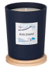AVA & MAY Duftkerze "Santorini" in Dunkelblau - 180 g
