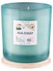 AVA & MAY Duftkerze "Tulum" in Türkis - 500 g