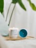 AVA & MAY Duftkerze "Madeira" in Blau - 200 g