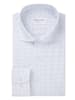 PROFUOMO Blouse - slim fit - wit/donkerblauw