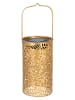 Garden Hero Ledsolarlantaarn goudkleurig - (H)18 x Ø 10 cm