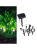Garden Hero Solarna lampa ogrodowa LED w kolorze czarnym na trzonku - 12 x 8 x 28 cm