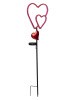 Garden Hero LED-Solar-Gartenstecker in Rot - (H)84 cm