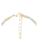 U.S. Polo Assn. Vergold. Armkette mit Edelsteinen