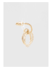 U.S. Polo Assn. Vergold. Ohrstecker mit Kristallen