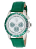 U.S. Polo Assn. Chronograaf groen/zilverkleurig/wit