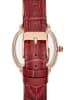 U.S. Polo Assn. Kwartshorloge bordeaux/roségoudkleurig