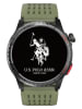 U.S. Polo Assn. Smartwatch in Khaki/ Schwarz