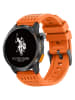 U.S. Polo Assn. Smartwatch in Orange/ Schwarz