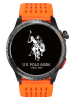 U.S. Polo Assn. Smartwatch in Orange/ Schwarz