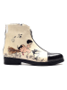Goby Boots beige/zwart/meerkleurig