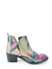 Goby Ankle-Boots in Blau/ Pink