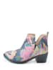 Goby Ankle-Boots in Blau/ Pink