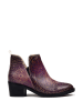 Goby Ankle-Boots in Lila/ Bunt
