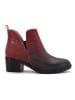 Goby Stiefeletten in Schwarz/ Rot