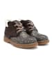 Goby Ankle-Boots in Braun/ Schwarz