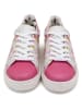 Goby Leren sneakers wit/roze