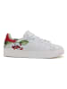 Goby Leren sneakers wit/rood/groen