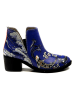 Goby Enkelboots blauw/meerkleurig