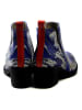 Goby Ankle-Boots in Blau/ Bunt