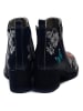 Goby Ankle-Boots in Schwarz/ Bunt