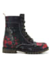Goby Boots donkerblauw/rood