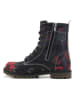 Goby Boots donkerblauw/rood