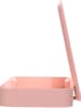Ailoria Beautycase mit LED-Spiegel in Rosa