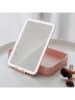 Ailoria Beautycase mit LED-Spiegel in Rosa