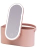 Ailoria Beautycase met dimbare ledspiegel lichtroze