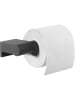 Tiger Toiletrolhouder zwart - (B)16,8 x (H)4,2 x (D)8,5 cm