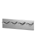 Tiger Handtuchhaken ''Square'' in Silber - (B)19,5 x (H)4,5 x (T)2,7 cm