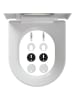 Tiger WC-Sitz "Stax" mit Absenkautomatik in Weiß - (L)43 x (B)36,5 cm