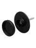 Tiger 2-delige set: wandhaken "Tess" zwart - Ø 5,3 cm