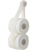 Tiger Toiletrolhouder "Urban" wit - (B)5 x (H)38 x (D)2,9 cm
