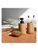 Sealskin 2-delige set: tandenborstelhouder en zeepdispenser "Earth" lichtbruin