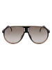 Carrera Okulary przeciwsłoneczne unisex w kolorze czarno-jasnobrązowym