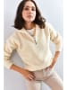 Bianco Lucci Pullover in Creme