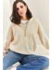 Bianco Lucci Pullover in Beige